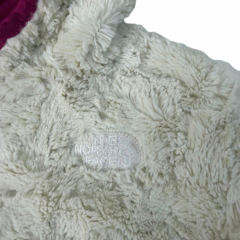 The North Face Toddler Girls Pink/Beige
 Reversible Puffer Jacket Size 4T - Picture 9 of 11